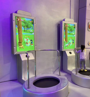 Machine de jeu interactive à détection de pression pour trampoline, détection en temps réel, mini équipement de trampoline pour enfants pour aire de jeux intérieure