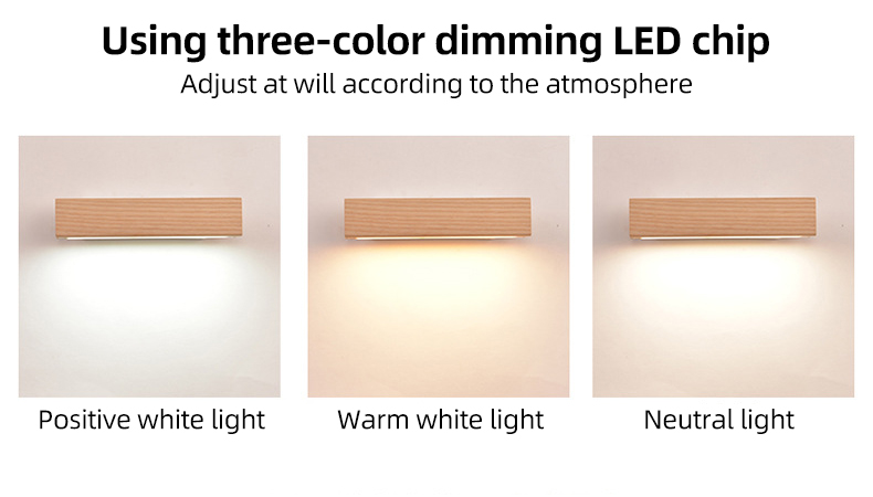 Modern Wall Lights Indoor Lighting Home Room Corridor Decorative Nordic Wooden led Wall Lamp For Bedroom