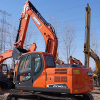 Excavadora Usada Caterpillar 14 Toneladas DX140 de Corea, Excavadora Usada a Bajo Precio, Excavadoras DX140 en Stock