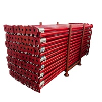 Étais de coffrage télescopiques réglables en acier Q235 HXHT, personnalisables pour l'ingénierie municipale, pré-galvanisés/peints/par poudrage