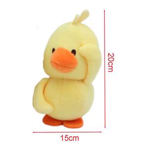 Üretici en popüler bebek ördek dolması küçük sarı peluş <span class=keywords><strong>Pet</strong></span> oyuncaklar ördek doğum günü köpek çiğnemek gıcırtılı oyuncaklar evcil hayvanlar için en iyi hediye - Product Image 4
