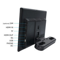 Siège arrière de voiture Divertissement IPS TV 13.3 "Android Écran tactile Appui-tête de voiture Support d'écran 1080P HD