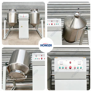 Mezcladora de Doble Tambor y Doble Cono de Acero Inoxidable, Mezcladora Rotativa con Motor AC Automático, Capacidad de 200L para Alimentos - Product Image 5