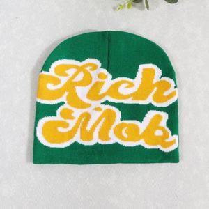 Nuevo Gorro de Punto Acrílico 100% de Alta Calidad, Gorros de Mujer con Tejido Jacquard en Toda la Superficie - Product Image 4