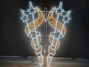 Lampes LED décoratives 2D à économie d'énergie pour un éclairage festif écologique dans les rues, les parcs et les places de la ville - Product Image 1