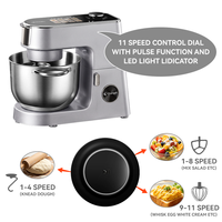 Robot pâtissier multifonction 6-en-1 pour gâteaux et pains, machine à pâtes, mixeur sur socle standard US pour la pâtisserie