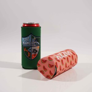 Fabbrica all'ingrosso di sublimazione in Neoprene Logo 12oz sottile può più freddo di birra alta manica isolante termica 12oz coppe d'acqua - Product Image 2