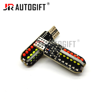Coloré RGB W5W 194 168 T10 COB 48 puces Flash stroboscopique dégagement de voiture Wedge lampe licence lumière Multi couleur Auto indicateur ampoule
