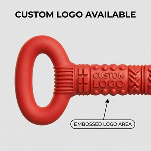 Juguete de Goma Natural Ecológico con Diseño Convexo Personalizado, Juguete Resistente para Masticar para Perros con Mordida Agresiva, Limpieza Dental - Product Image 4