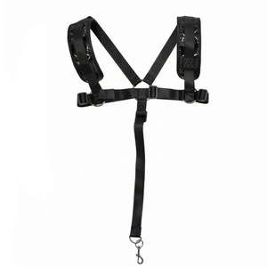 BANSEY Ensemble de Contrainte Corporelle Ajustable en Nylon, Harnais Rembourré à Motif Diamant, Menottes, Collier, Laisse, Équipement de Discipline et de Jeu de Rôle - Product Image 6