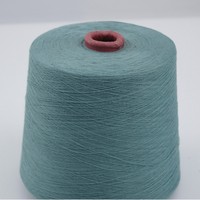 Fil de polyester pur filé à l'anneau, teint en cylindre, pour sous-vêtements, chaussettes, pulls, tissage, tricotage haute OE, couture