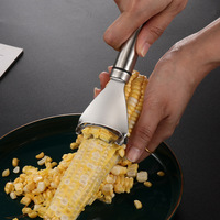 Éplucheur de maïs en acier inoxydable, coupe-épis, décortiqueur, outils pour fruits et légumes, ustensiles de cuisine, accessoires de cuisine