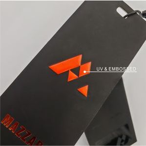 <span class=keywords><strong>Hangtag</strong></span> ป้ายเสื้อผ้าที่กำหนดเองสำหรับเสื้อผ้าสำหรับเพิ่มเอกลักษณ์ของแบรนด์และสไตล์กางเกงลำลองป้ายแขวน - Product Image 5