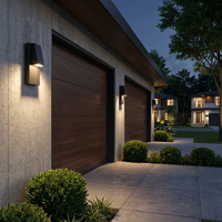 Applique murale LED extérieure étanche à faisceau réglable en aluminium moulé sous pression IP65 pour l'extérieur des bâtiments