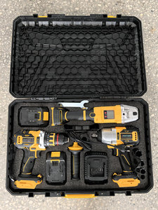 Custom CE Rohs trapano elettrico <span class=keywords><strong>a</strong></span> percussione rotativa <span class=keywords><strong>smerigliatrice</strong></span> angolare 3-in-1 Kit combinato di utensili elettrici senza fili multifunzione OEM - Product Image 2