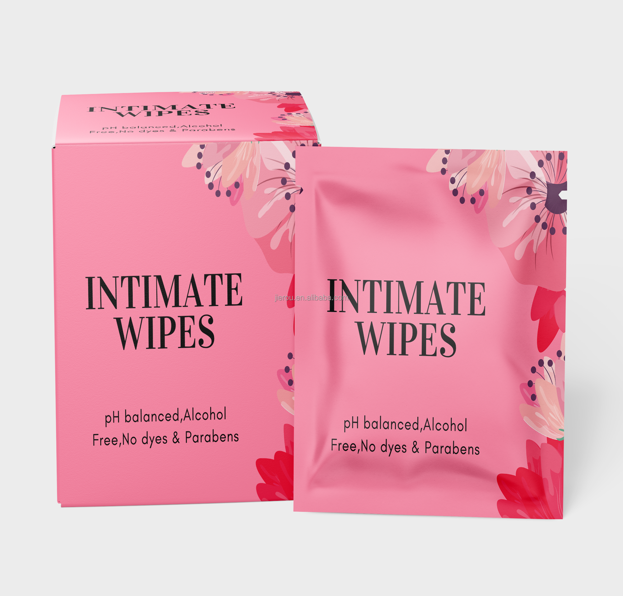 Lingettes vaginales biologique pour femme, étiquette privée, 99% pur, hygiène féminine, vaginale, intérieure