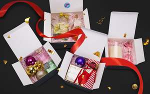 Cajas de regalo de envío de propuesta de dama de honor resistentes reciclables negras para regalos - Product Image 3