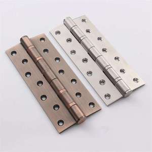 Charnières de porte en acier à angle arrondi pour portes et fenêtres en bois - Product Image 2