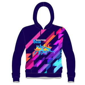 Unisex Custom 5K <b>Run</b> Printed Oversized Heavyweight Fleece <b>Hoodies</b> Embroidered Sublimation Marathon <b>Hoodies</b> for Adults - Product Image 1