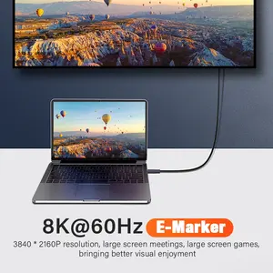 USB 4电缆40Gbps 100W USB 3 4型C快速充电数据传输音频电缆，适用于I Phone 15 Pro - Product Image 3
