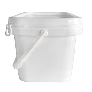 Balde de Plástico Pequeno em Material PP de Grau Alimentício para Armazenamento de Leite/Mel/Manteiga, Balde Quadrado de 15 Litros - Product Image 3