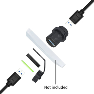 Connecteur téléphonique femelle <span class=keywords><strong>RJ11</strong></span> RJ12 6P6C avec fil, prise femelle, connecteurs étanches - Product Image 5