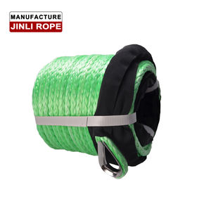 Cuerda JINLI superventas fábrica UHMWPE advertencia 12000Lbs 14Mm 12Mm * 30M <span class=keywords><strong>4x4</strong></span> cuerda de Cable de <span class=keywords><strong>cabrestante</strong></span> sintético - Product Image 6