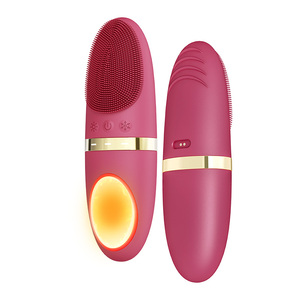New Silicone Face Brush Hot Cold Facial Cleansing Exfoliating Deep Clean Tools Waterproof Electric Cleansing Brush - Product Image 1