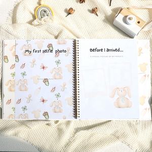 <span class=keywords><strong>Libro</strong></span> <span class=keywords><strong>de</strong></span> recuerdos para bebés para niños y niñas, diario para bebés, álbum <span class=keywords><strong>de</strong></span> recortes o álbum <span class=keywords><strong>de</strong></span> fotos, un <span class=keywords><strong>libro</strong></span> <span class=keywords><strong>de</strong></span> hitos para grabar al bebé en cada evento - Product Image 4