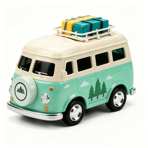 Voitures jouets en plastique OEM personnalisées, fabriquées en usine, de haute qualité, durables, à rétrofriction, avec logo personnalisé pour le jeu éducatif des enfants - Product Image 6
