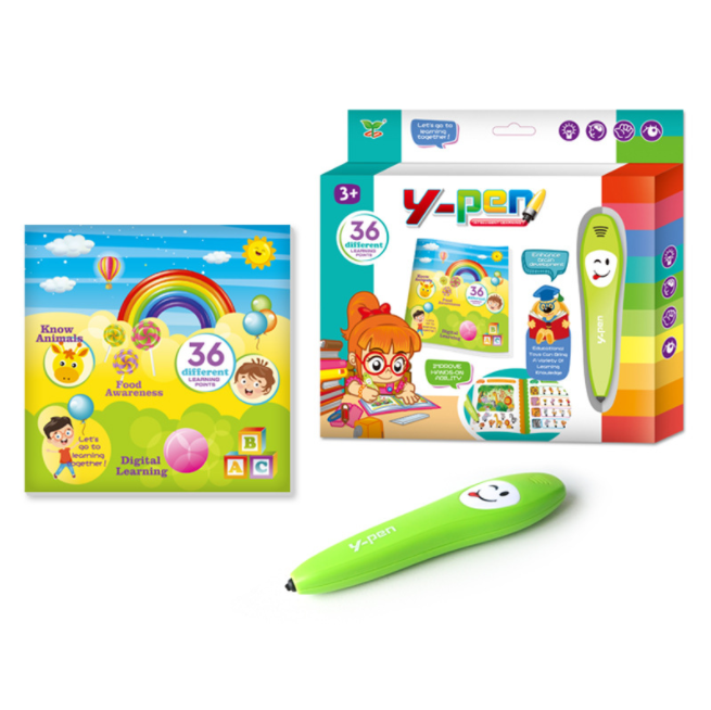 Раннего образования детей Интерактивная познавательная говорящая Y-ручка электронная обучающая ручка с обучения книги для детей логическая подготовка