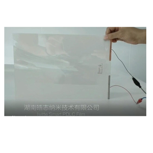 ฟิล์มกระจกอัจฉริยะแบบใสพิเศษ 85% 92% สีขาว ปรับเปลี่ยนสีได้ ติดตั้งง่ายด้วยกาวในตัว ตัวอย่างฟิล์มสำหรับผนังกระจกอาคาร ฉากกั้นสำนักงาน - Product Image 2