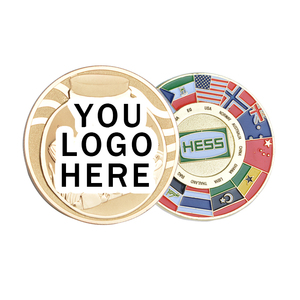 Nhà Sản Xuất Tùy Chỉnh Tiền Xu Cá Nhân Tùy Chỉnh Riêng Của Bạn Logo 3D Kẽm Hợp Kim Vàng Bạc Kim Loại Men Bộ Sưu Tập Thách Thức Đồng Xu - Product Image 2