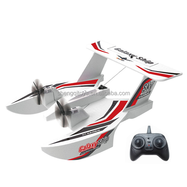 RC Plane 3CH Remote Control Airplane for Water Land & Air Amphibious Triphibian RC Aircraft 2.4GHz Seaplane Glider