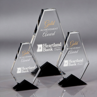 Nouvelle conception de plaque en cristal K9 personnalisée, trophée pour employé exceptionnel, récompense pour compétition sportive