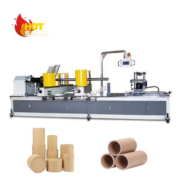 Automatic Paper Tube Machine Round Paper Core Food Container Making Machine Textile Paper Core Forming Machine