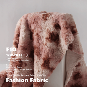 Mùa Thu Và Mùa Đông Tie-Dye In Ấn Siêu Mềm Giả Thỏ Lông Thú Vải Sang Trọng Cho Quần Áo Thobe Thảm Sofa Hat - Product Image 1