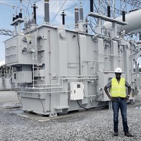 Transformateur de puissance immergé dans l'huile personnalisé de 1600 Kva 35kv, sortie triphasée 110v/220v/380v/400v/440v, enroulement 100% cuivre, 50/60Hz