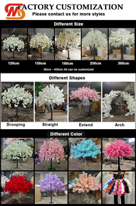 ต้นซากุระประดิษฐ์สีชมพู ขนาด 8 ฟุต รุ่นใหม่ล่าสุด ขายส่ง คุณภาพสูง เหมาะสำหรับตกแต่งงานแต่งงาน - Product Image 5