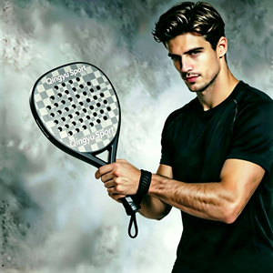 โรงงานผลิตไม้เทนนิส QINGYU SPORT ไม้เทนนิส <span class=keywords><strong>Padel</strong></span> สำหรับเล่นข้ามประเทศ ผลิตจากคาร์บอนไฟเบอร์ 18K แกนโฟม EVA สำหรับกีฬากลางแจ้ง มีสินค้าในสต็อก - Product Image 5