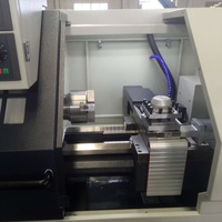 Petite tour à métaux plate, mini tour à métaux CK6130, mini tour CNC avec porte-outils électrique à 4 positions, contre-pointe manuelle
