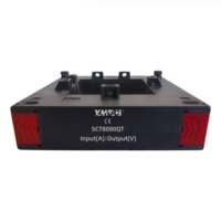 Transformateur de courant à noyau divisé monophasé YHDC SCT8080QT-V, sortie de tension, trou rectangulaire 80x80mm, CE ISO ROHS