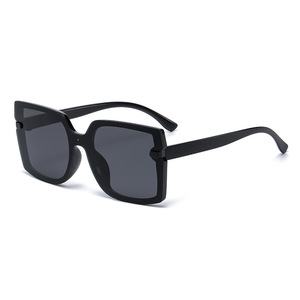 <strong>Square</strong> Large Frame Has a High-end Round <strong>Face</strong> and a Large <strong>Face</strong>, and the Simple <strong>Sunglasses</strong> Have a Personality and UV protection - Product Image 5