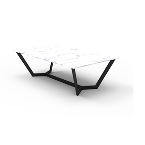 Sintered Modern Minimalist OEM/ODM High Quality Herringbone Base <b>Table</b> (Fishbone Design <b>Table</b>) Stone Coffee <b>Tables</b> - Product Image 3