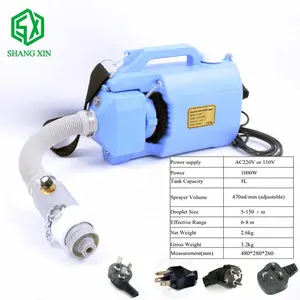 Factory Agriculture Electric Ulv Cold Fogger Machine Sprayer PE 5L Plastic Tank Fogging Machine Plastic