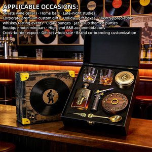 Kit de fumage de cocktails personnalisé sur le thème du <span class=keywords><strong>jazz</strong></span>, accessoires de luxe pour fumer le whisky, kit d'<span class=keywords><strong>infusion</strong></span> portable adapté aux bars - Product Image 6