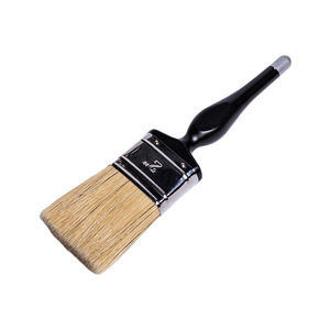 Pinceau en poils de porc 22 mm, manche noir, pour peinture domestique - Product Image 4