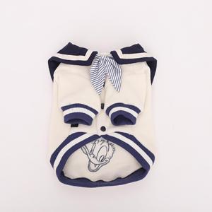 Chaqueta para Perro Donald Duck, Forro Polar Cálido para Invierno, Ropa para Mascotas con Estampado de Dibujos Animados, Estilo Marinero para Perros Pequeños - Product Image 3