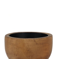 Porte-bougie en bois rustique fait à la main, support de bougie rond, décoration de table pour la décoration de la maison