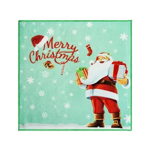 Großhandel tee-set disney-Benutzer definierte 100% Baumwolle digital gedruckt Kinder Weihnachten Handtuch Set